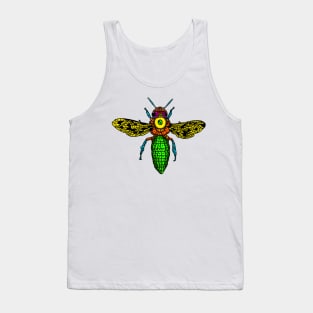 Bee in Flight Colorful thrives intelligent Tank Top